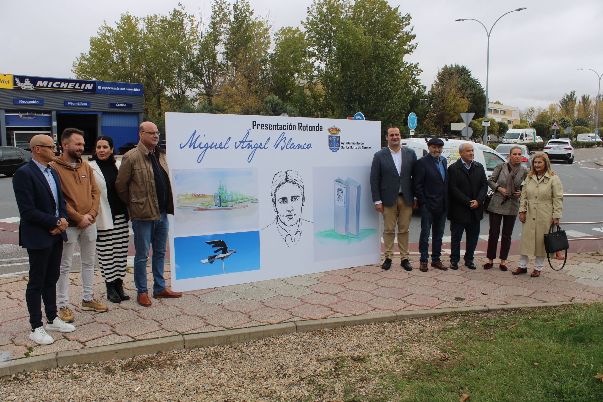 Presentación proyecto rotonda Miguel Ángel Blanco en Santa Marta