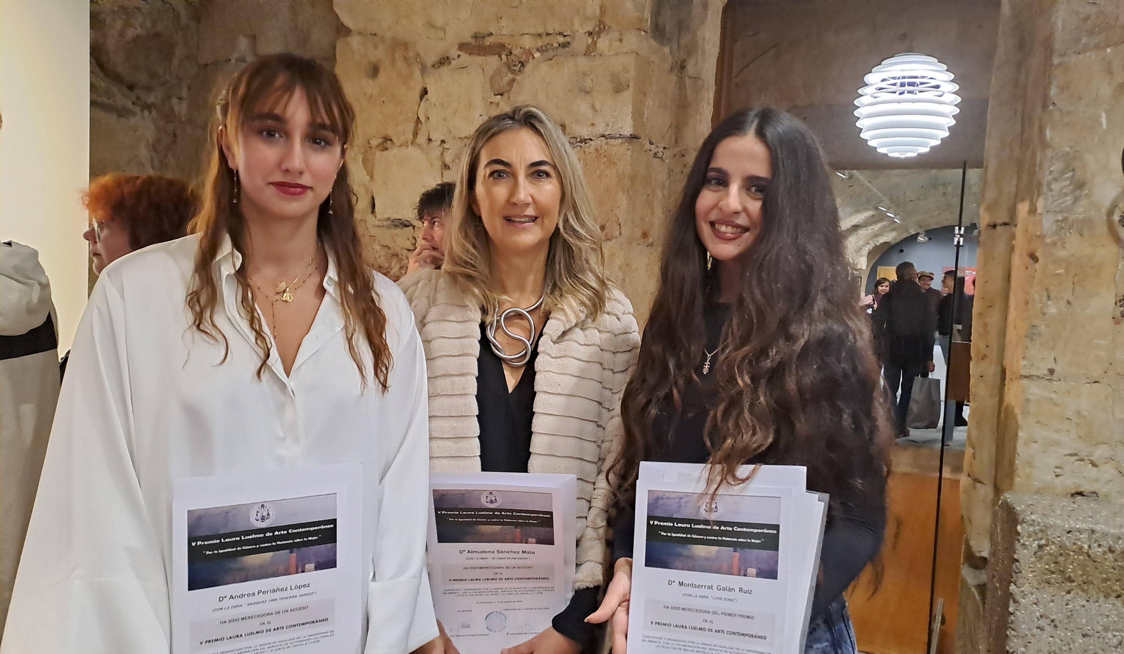 Montserrat Galán Ruiz, Almudena Sánchez Mata y Andrea Periáñez López, “V Premio Laura Luelmo de Arte Contemporáneo por la Igualdad de Género y Contra la Violencio sobre la Mujer 2024"