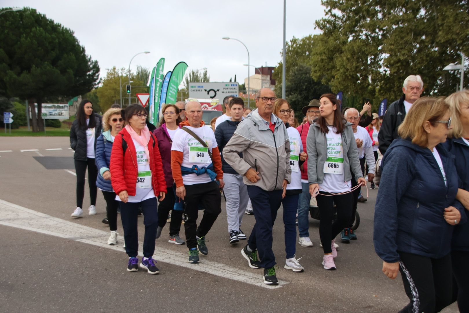 X Marcha contra el Cáncer en Salamanca, domingo, 20 de octubre de 2024. Fotos Andrea M.