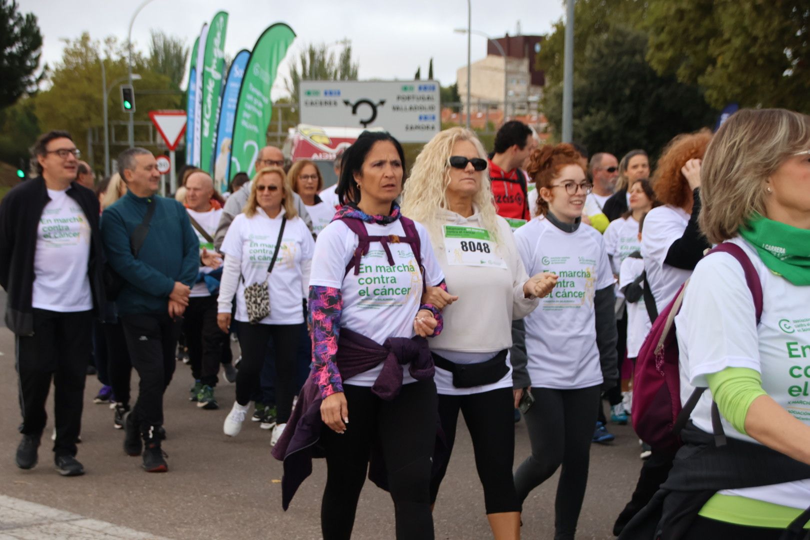 X Marcha contra el Cáncer en Salamanca, domingo, 20 de octubre de 2024. Fotos Andrea M.