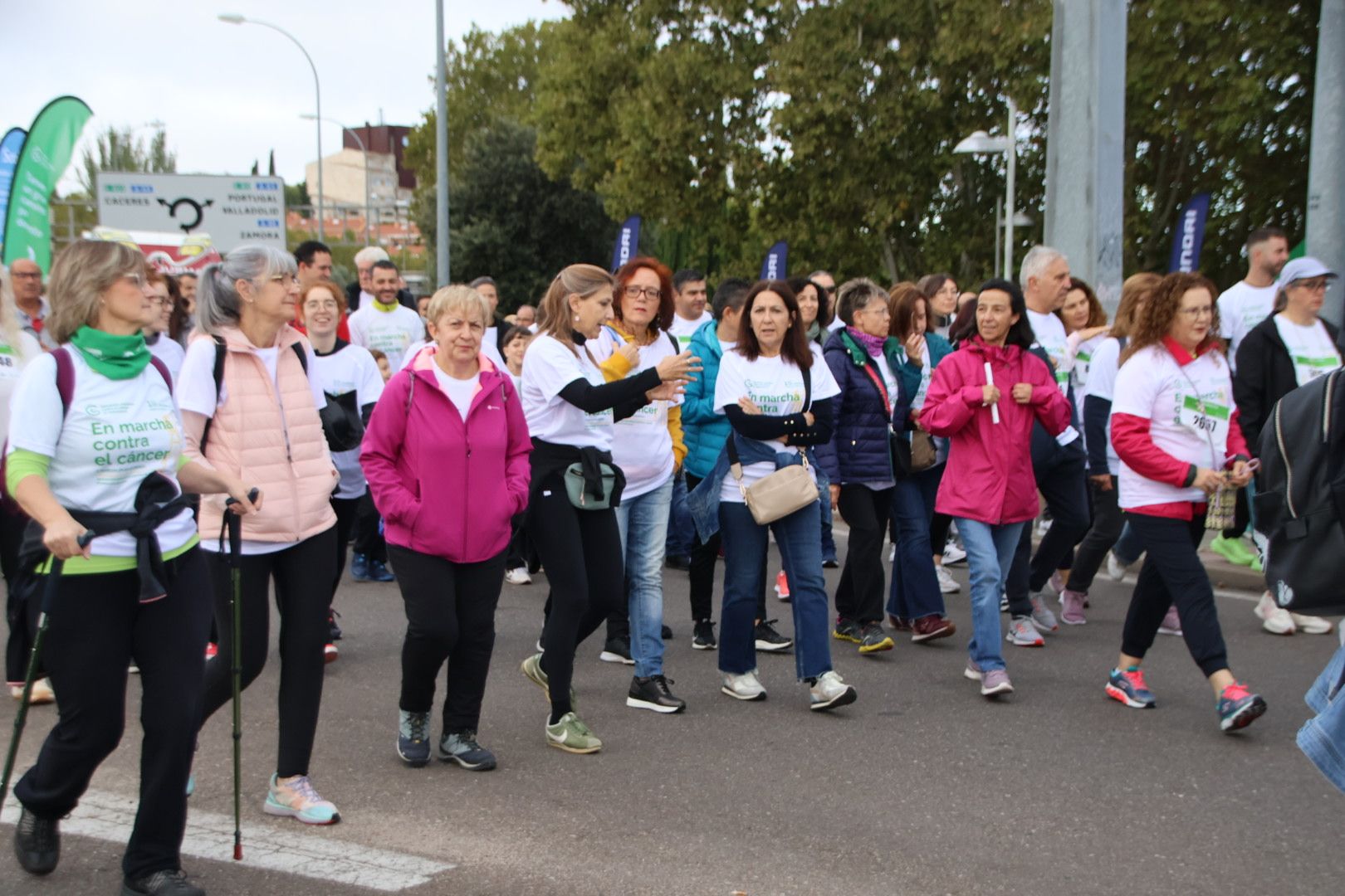 X Marcha contra el Cáncer en Salamanca, domingo, 20 de octubre de 2024. Fotos Andrea M.