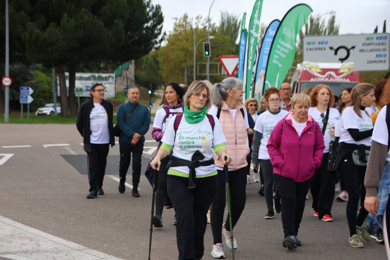 X Marcha contra el Cáncer en Salamanca, domingo, 20 de octubre de 2024. Fotos Andrea M.