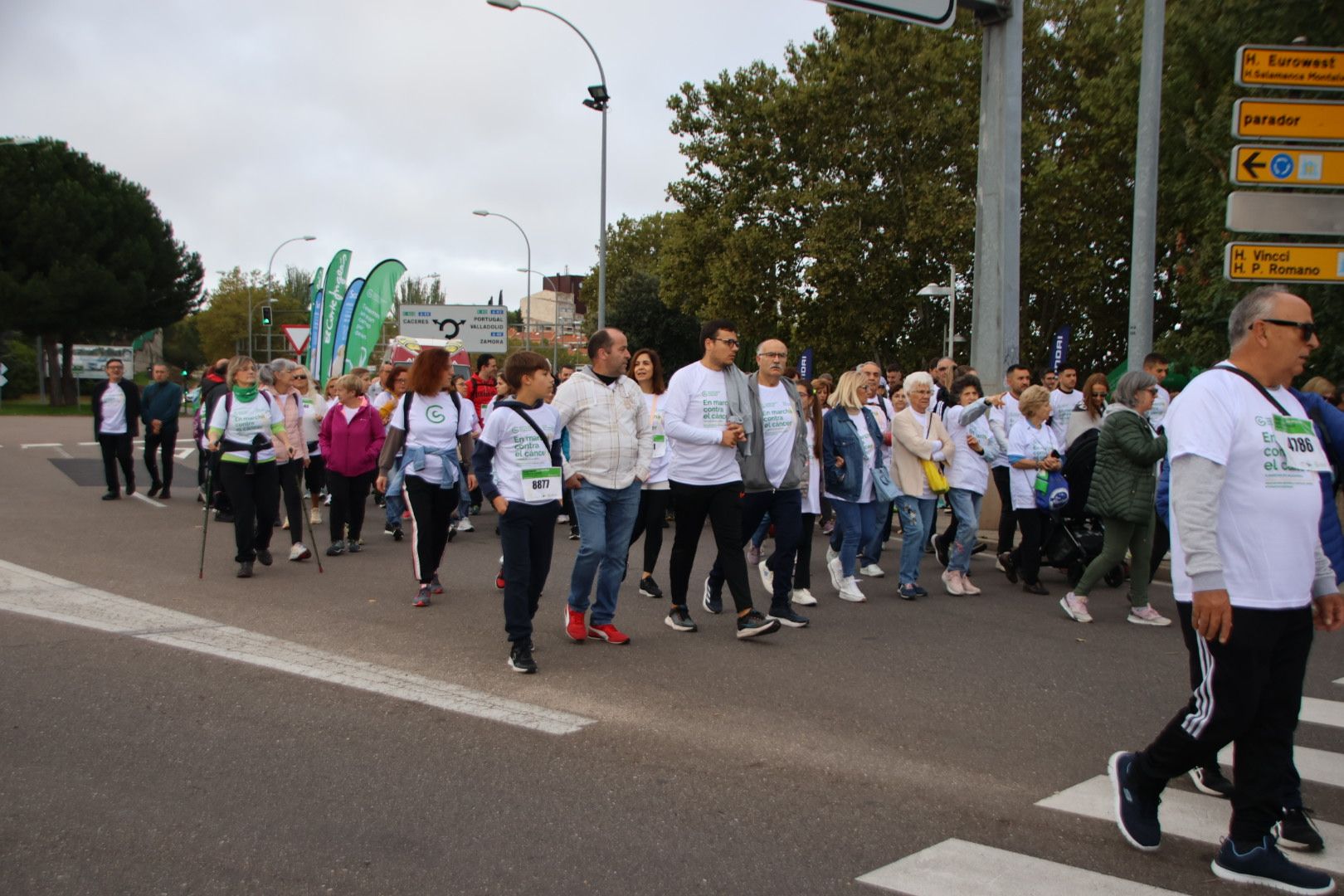 X Marcha contra el Cáncer en Salamanca, domingo, 20 de octubre de 2024. Fotos Andrea M.