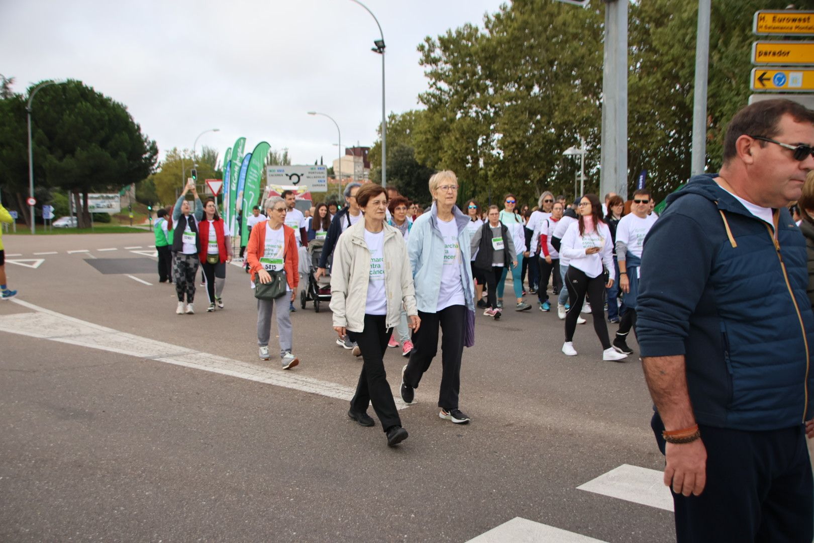 X Marcha contra el Cáncer en Salamanca, domingo, 20 de octubre de 2024. Fotos Andrea M.