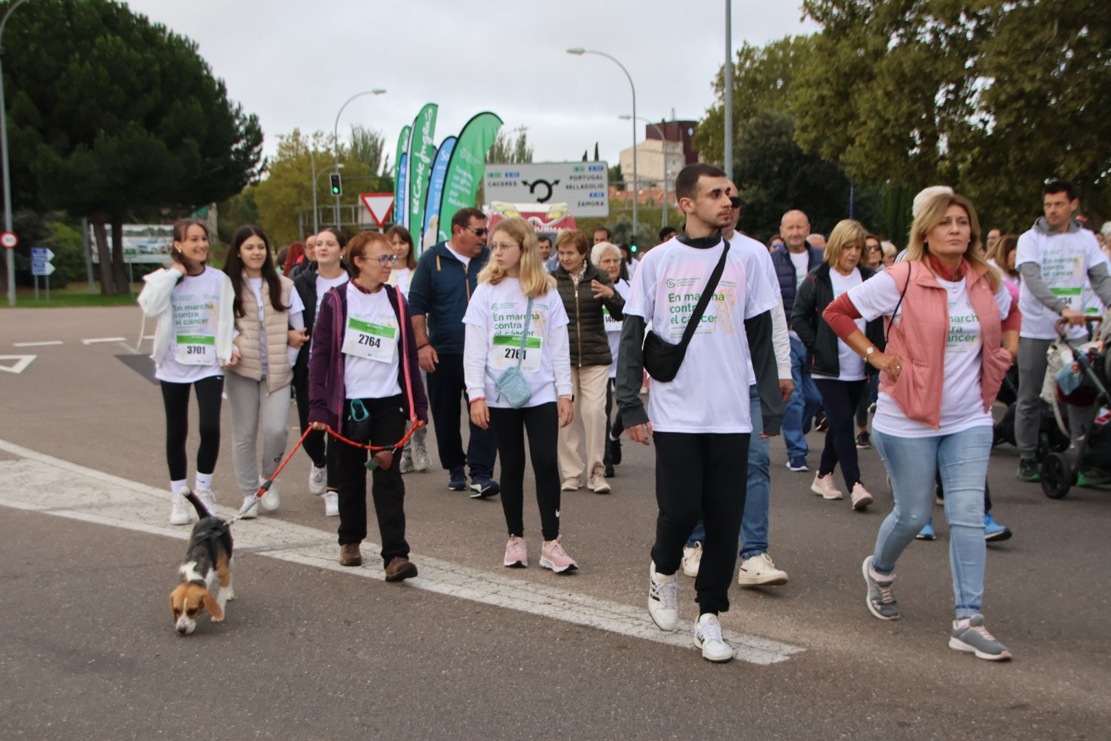 X Marcha contra el Cáncer en Salamanca, domingo, 20 de octubre de 2024. Fotos Andrea M.