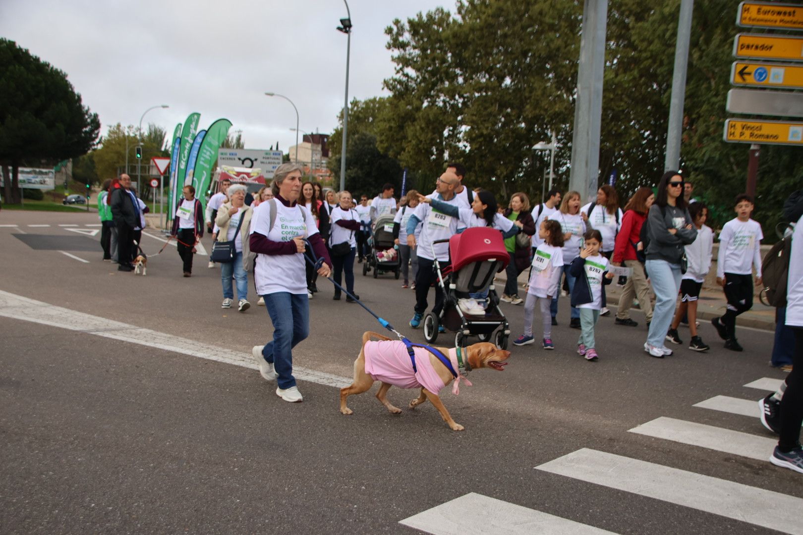 X Marcha contra el Cáncer en Salamanca, domingo, 20 de octubre de 2024. Fotos Andrea M.