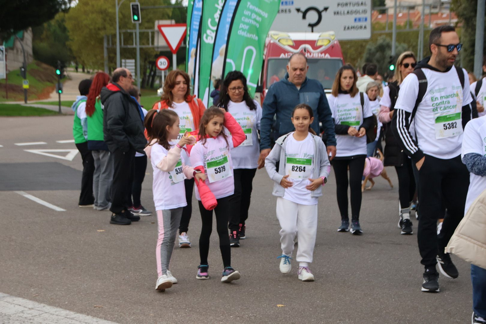 X Marcha contra el Cáncer en Salamanca, domingo, 20 de octubre de 2024. Fotos Andrea M.