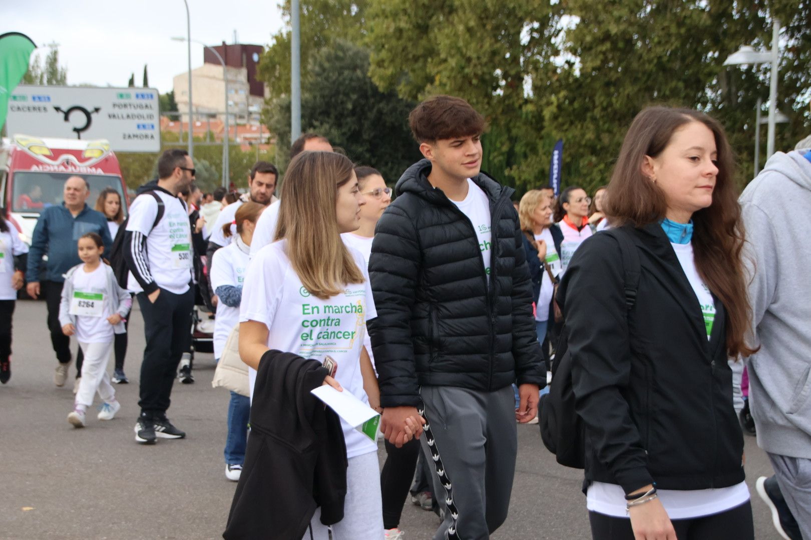 X Marcha contra el Cáncer en Salamanca, domingo, 20 de octubre de 2024. Fotos Andrea M.