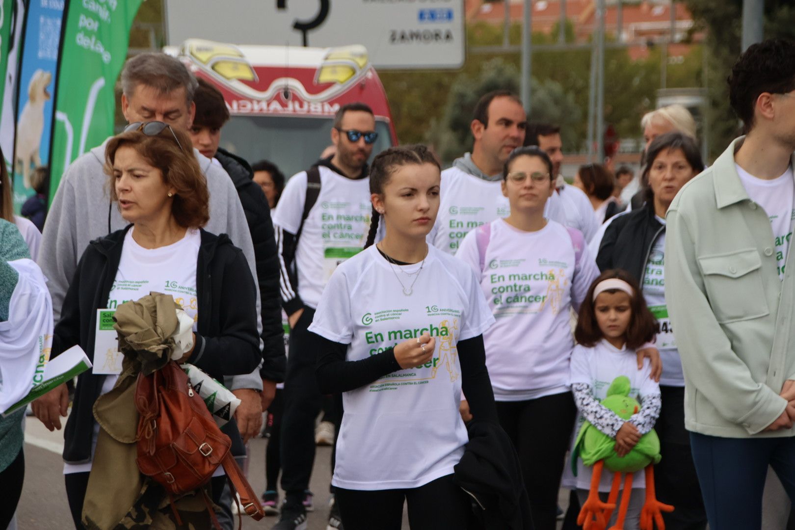 X Marcha contra el Cáncer en Salamanca, domingo, 20 de octubre de 2024. Fotos Andrea M.