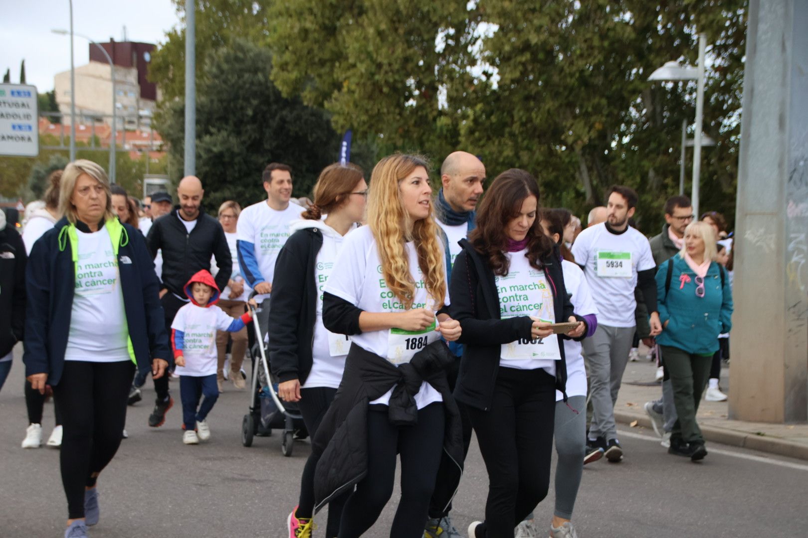 X Marcha contra el Cáncer en Salamanca, domingo, 20 de octubre de 2024. Fotos Andrea M.