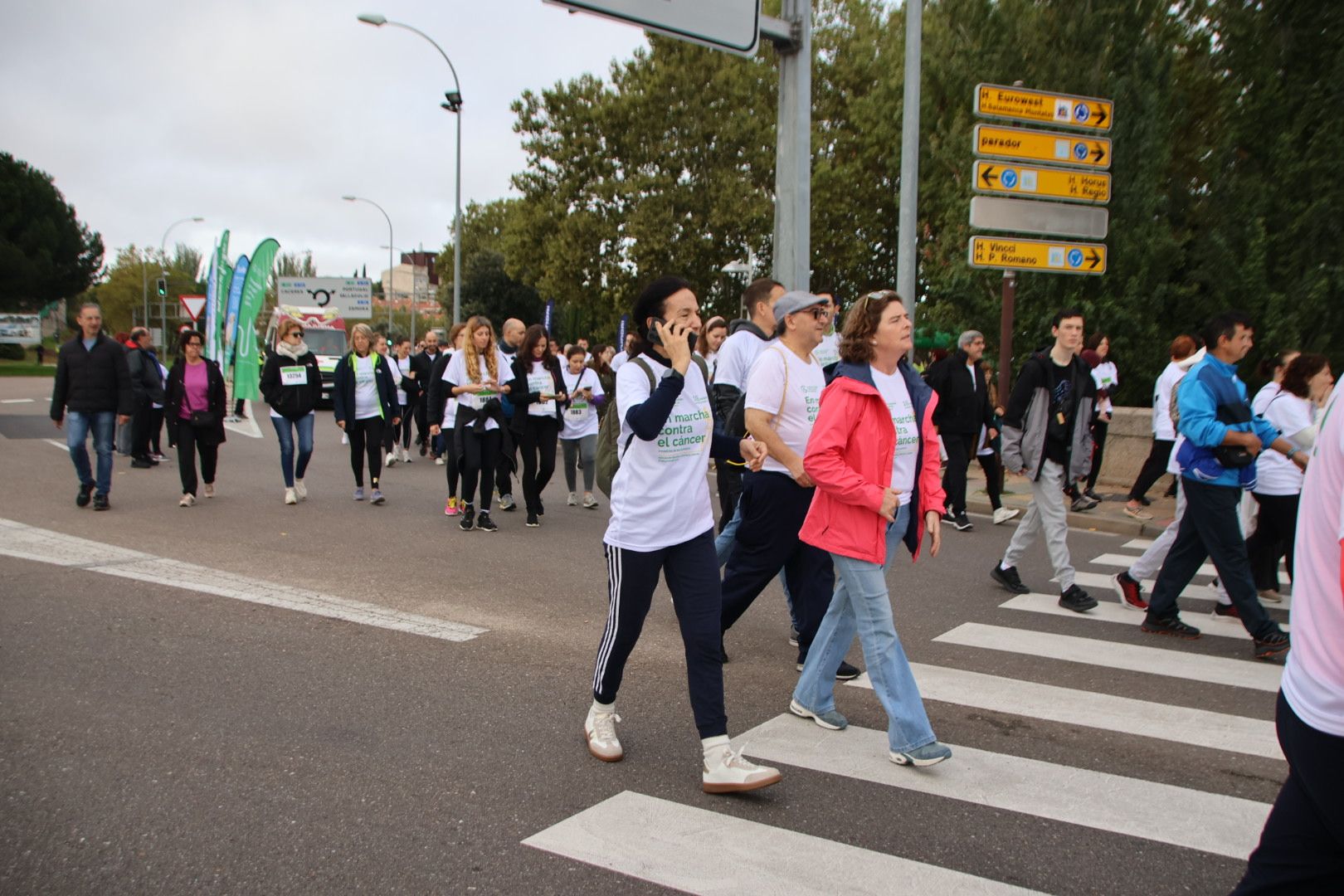 X Marcha contra el Cáncer en Salamanca, domingo, 20 de octubre de 2024. Fotos Andrea M.