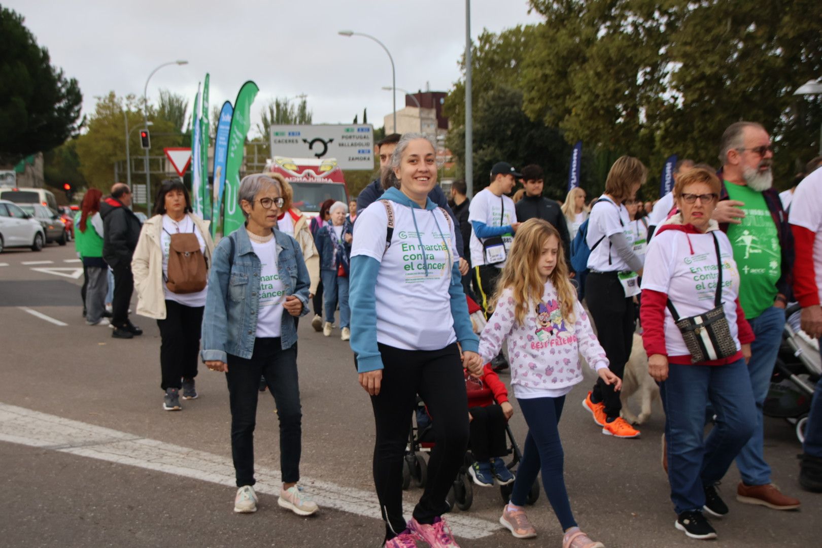 X Marcha contra el Cáncer en Salamanca, domingo, 20 de octubre de 2024. Fotos Andrea M.