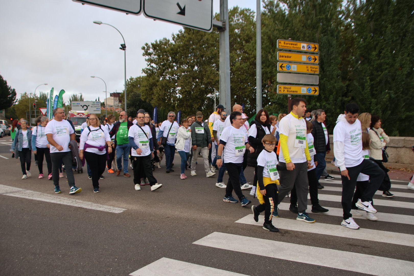 X Marcha contra el Cáncer en Salamanca, domingo, 20 de octubre de 2024. Fotos Andrea M.