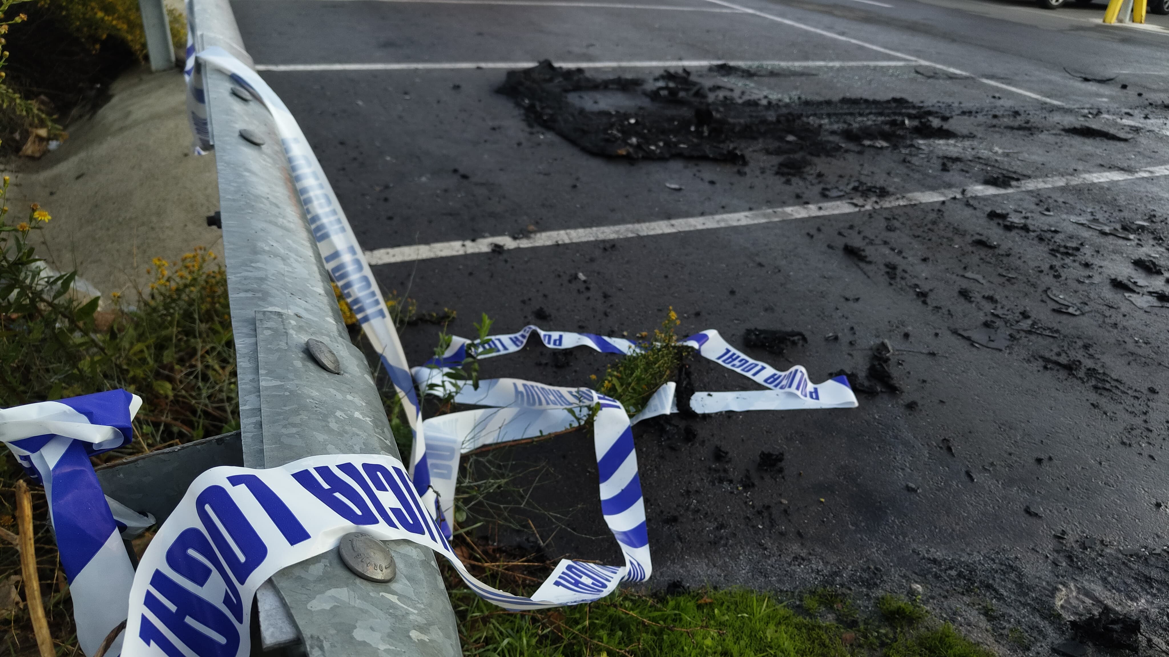 GALERÍA | Arde un coche en Huerta Otea