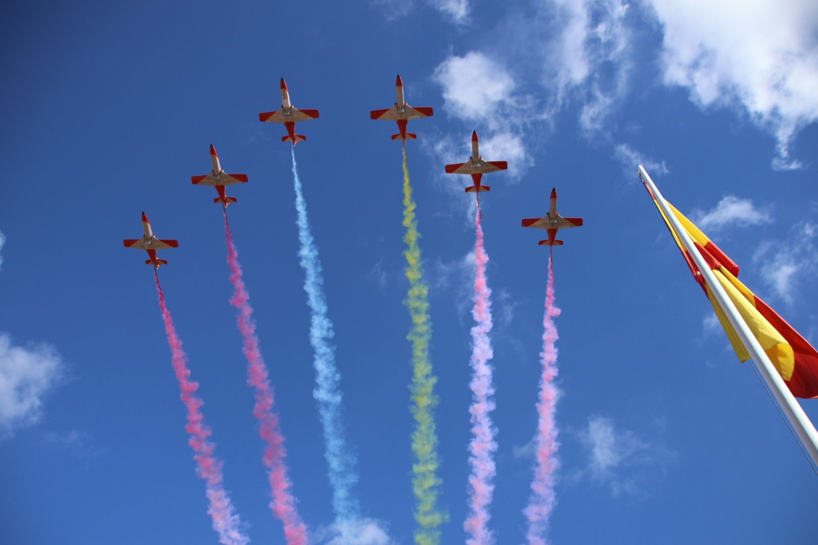 Celebración del día de los veteranos en el cuartel militar