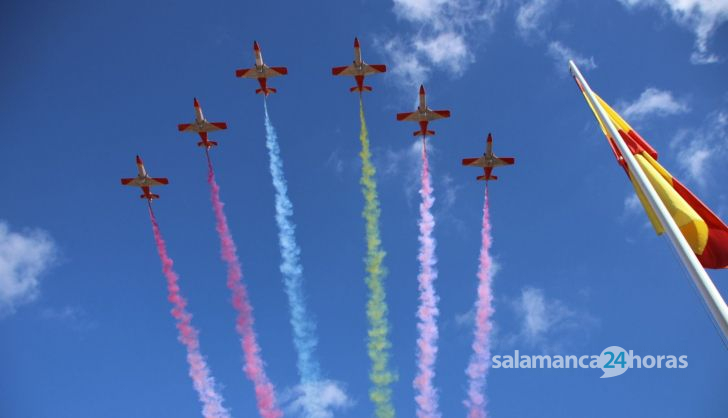 Celebración del día de los veteranos en el cuartel militar