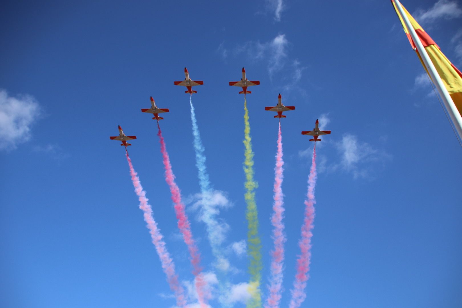 Celebración del día de los veteranos en el cuartel militar