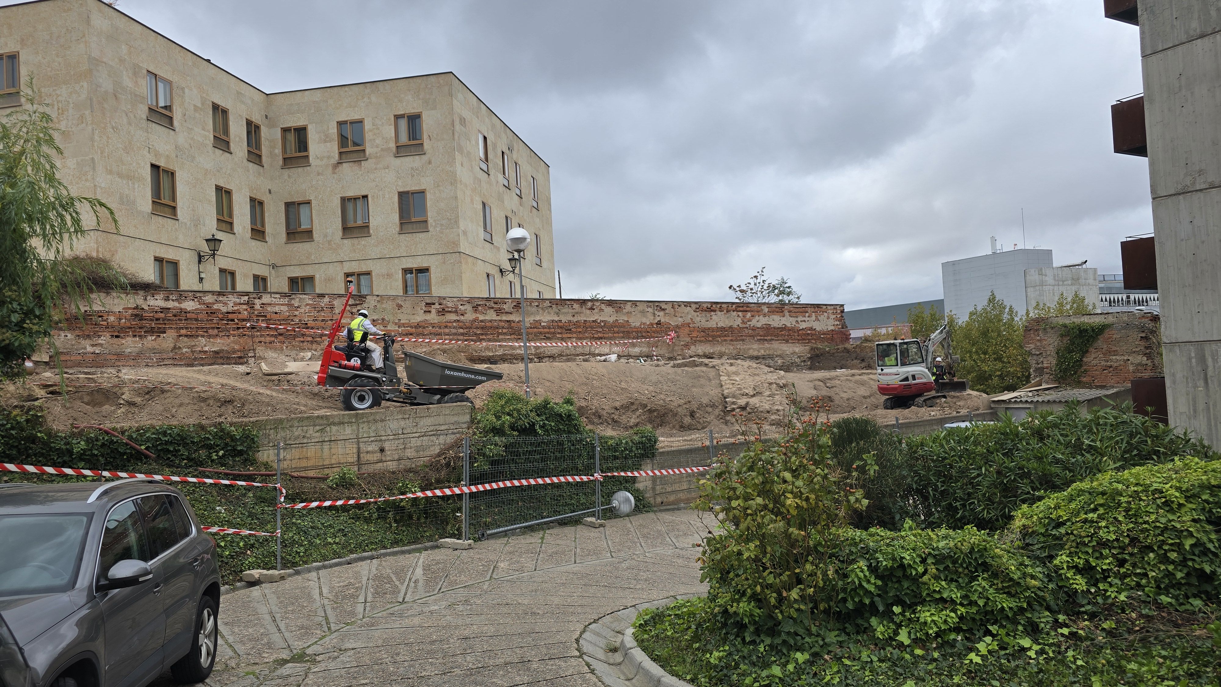 Obras portera de San Vicente