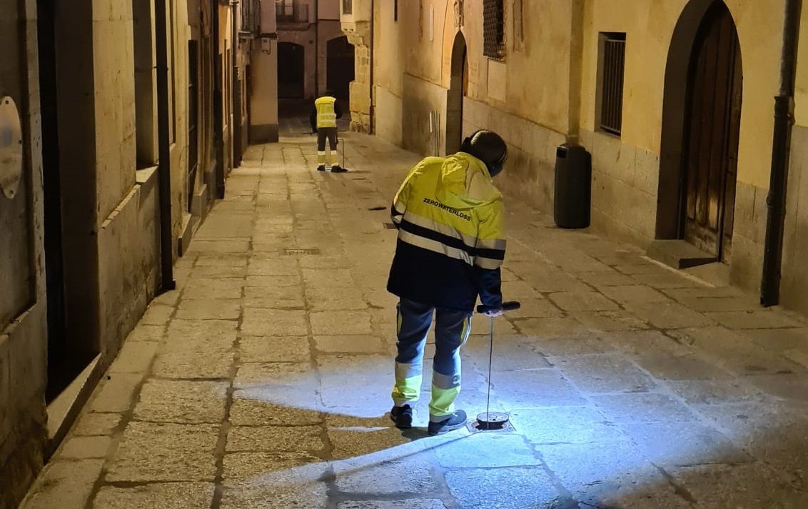 Control de fugas de agua. Ayto de Salamanca