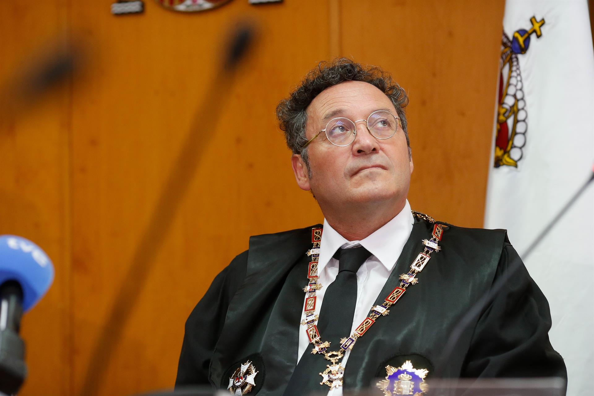 El Fiscal General del Estado, Álvaro García Ortiz, durante el acto de toma de posesión del nuevo fiscal jefe de área de Ferrol y Ortigueira, en la sede de los Juzgados de Ferrol, a 13 d septiembre de 2024, en Ferrol, A Coruña, Galicia (España). - Carlos Castro - Europa Press - Archivo