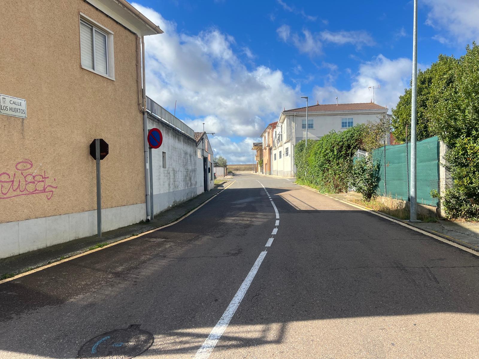 Calle Los Huertos en Carbajosa de la Sagrada. Foto Ayto. Carbajosa