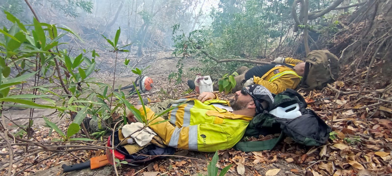 GALERÍA | Apagar incendios forestales por todo el mundo de forma altruista, la misión de un salmantino