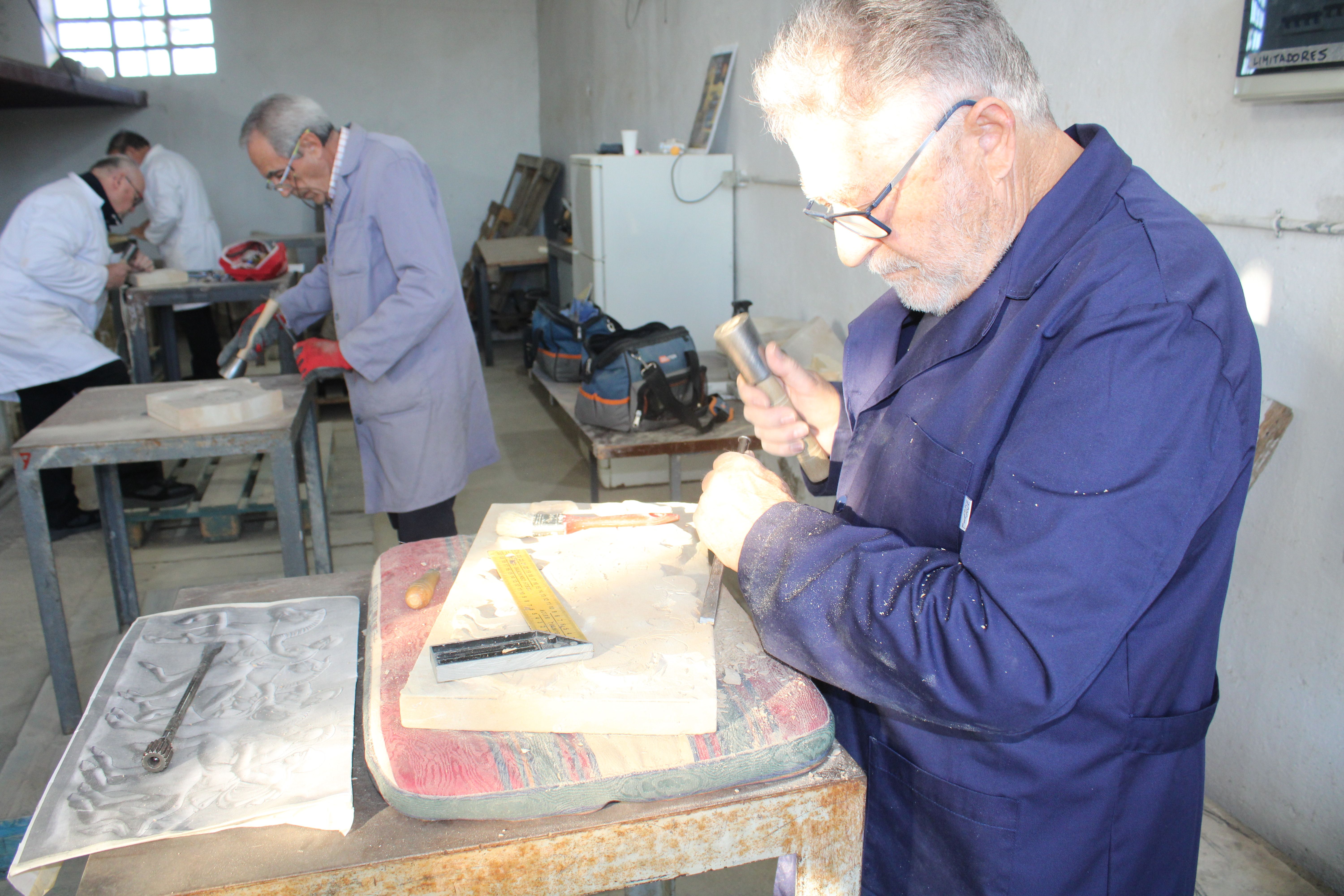 Taller talla de piedra en Villamayor (6)