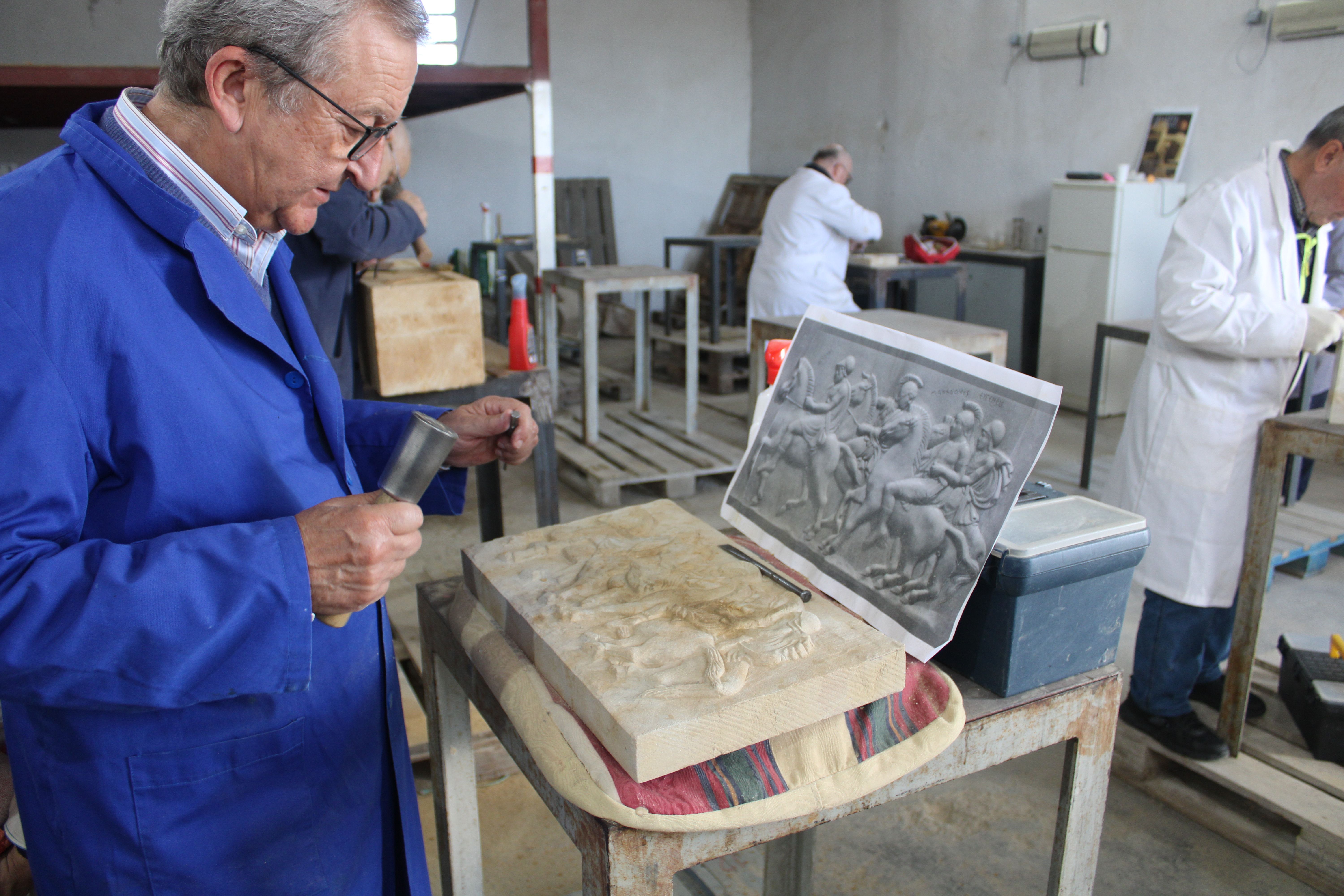 Taller talla de piedra en Villamayor (10)