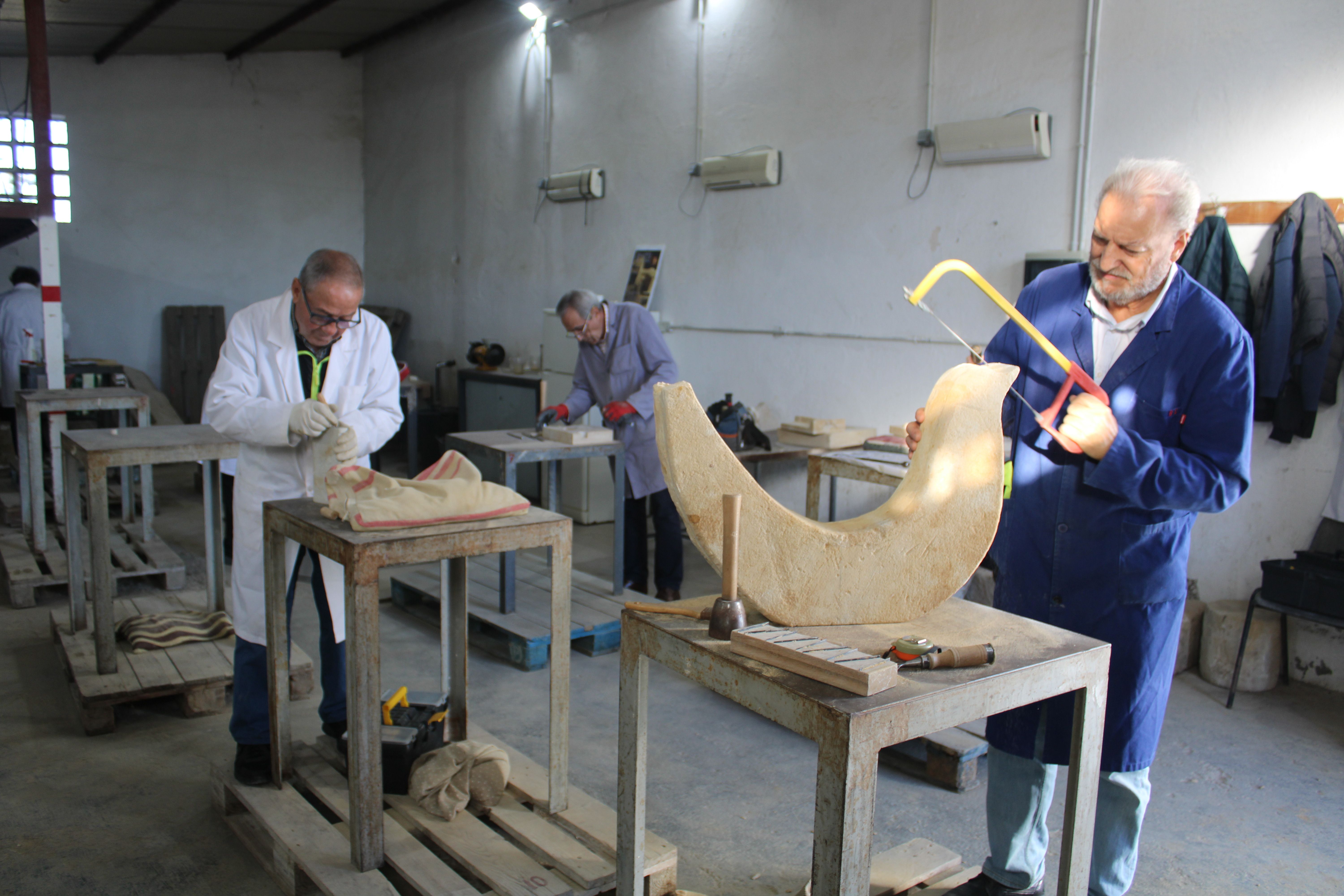 Taller talla de piedra en Villamayor (11)