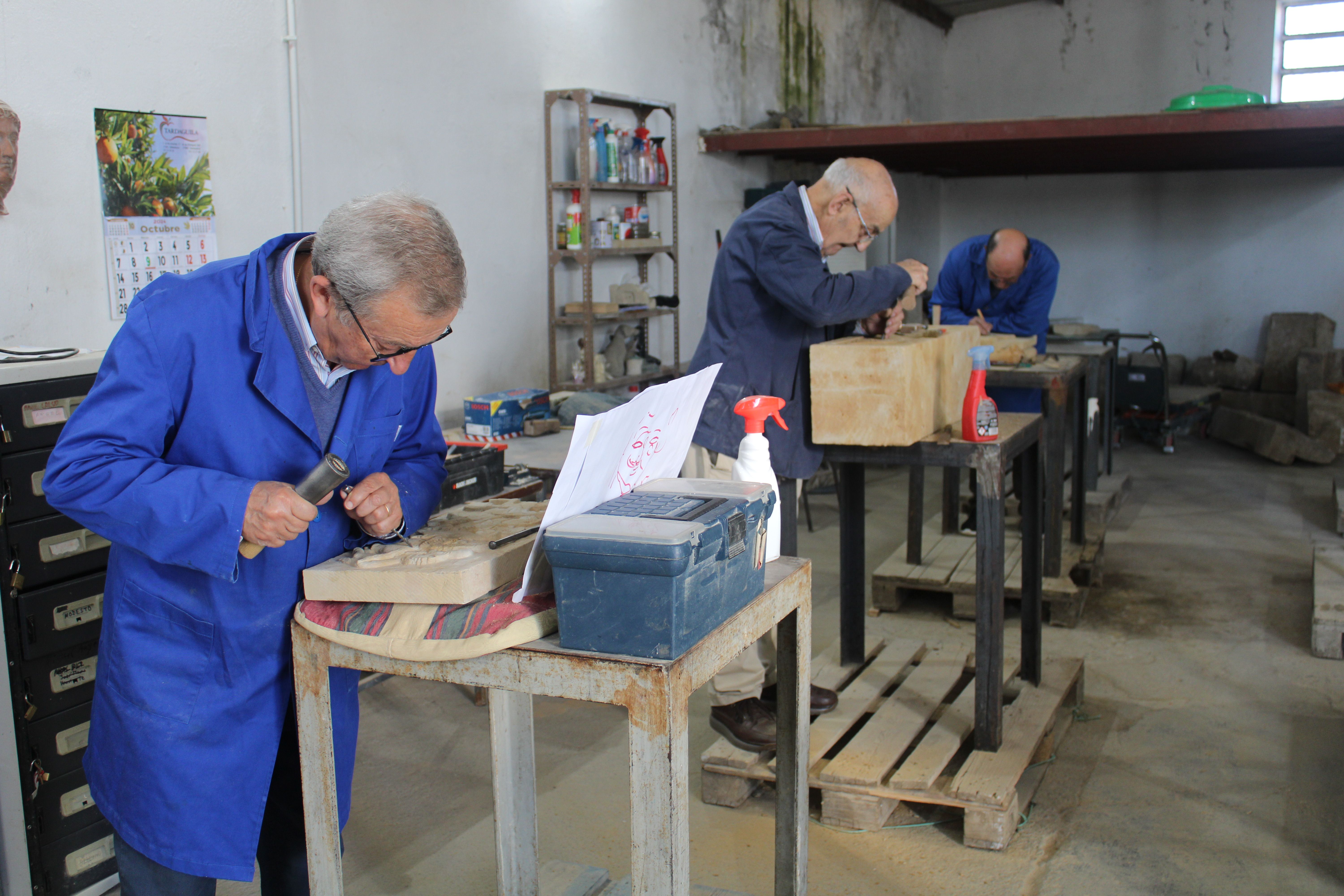 Taller talla de piedra en Villamayor (12)