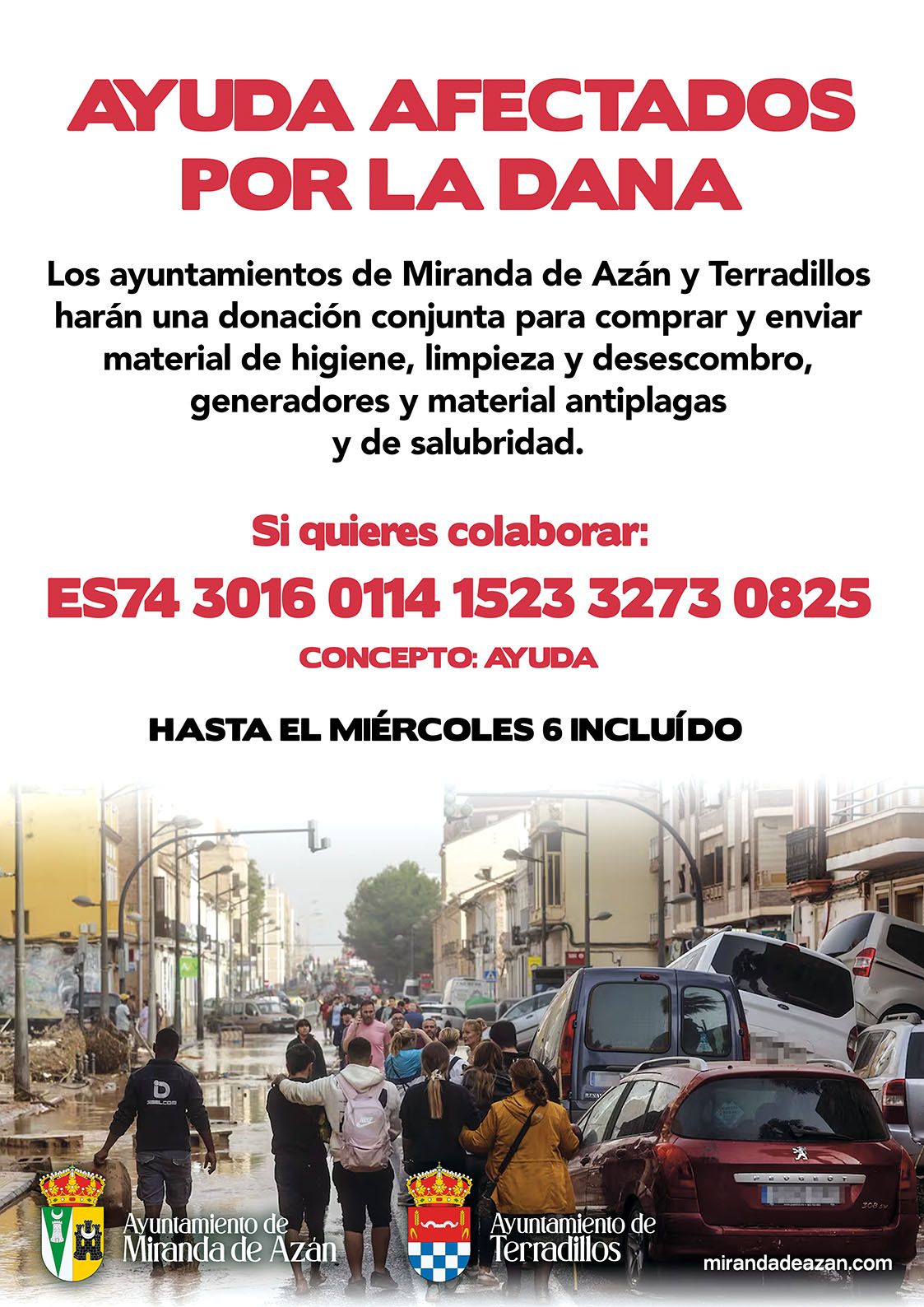 CARTEL DANA de Terradillos y Miranda de Azán.