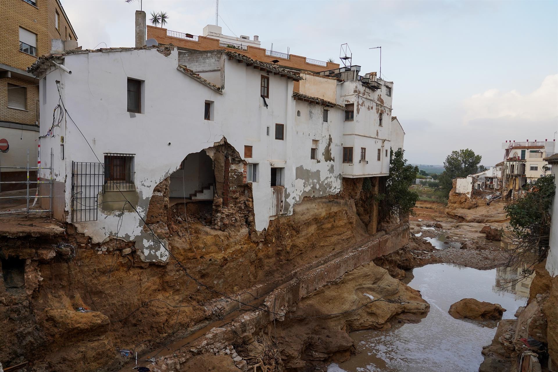 Estragos causados por la DANA, a 4 de noviembre de 2024, en Chiva, Valencia. EP 