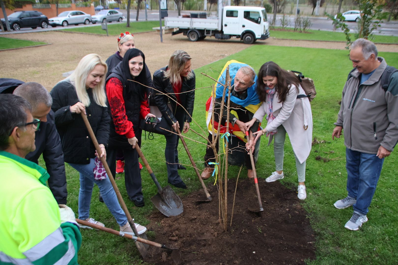 Acto solidario de plantación