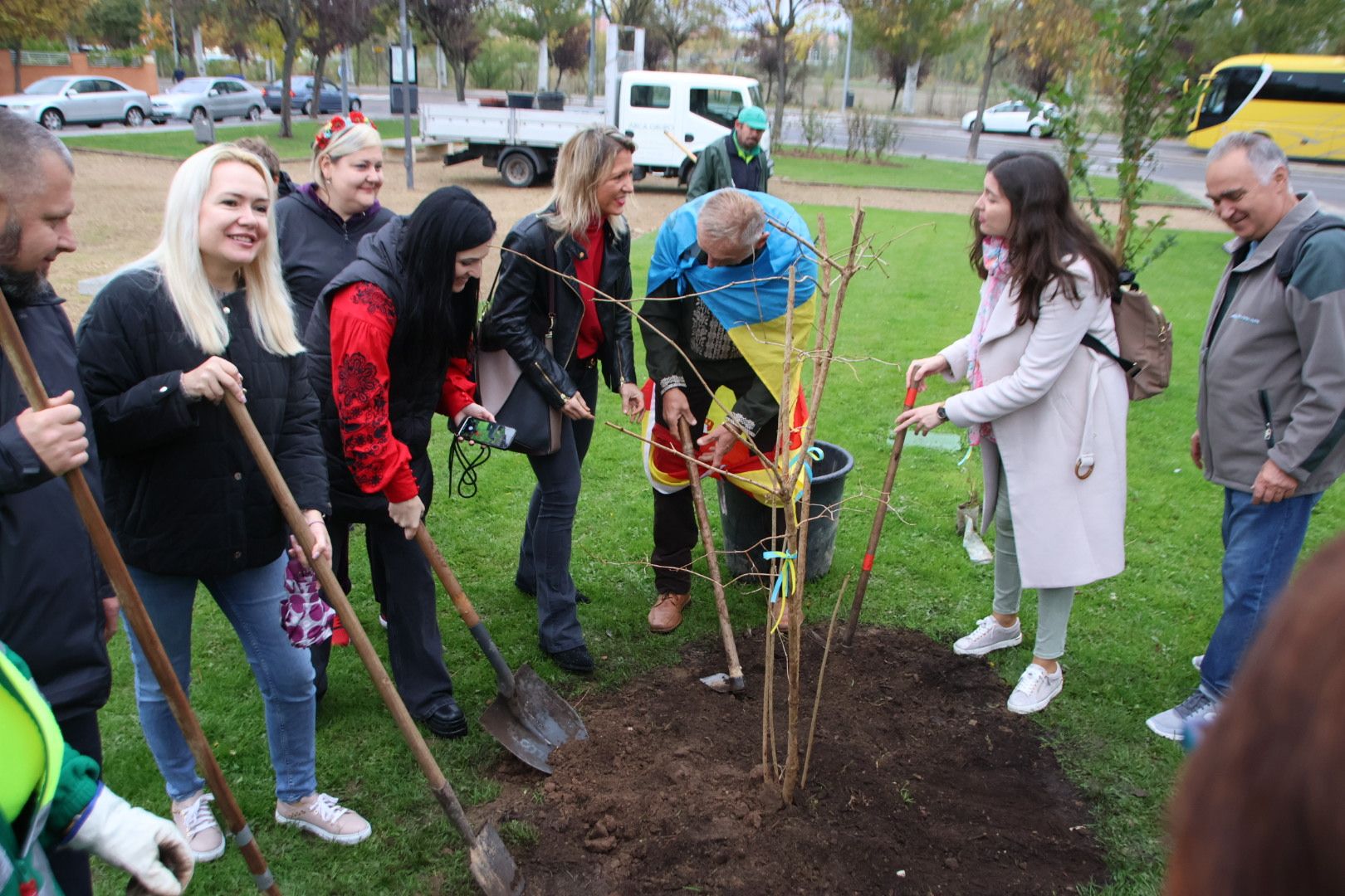 Acto solidario de plantación