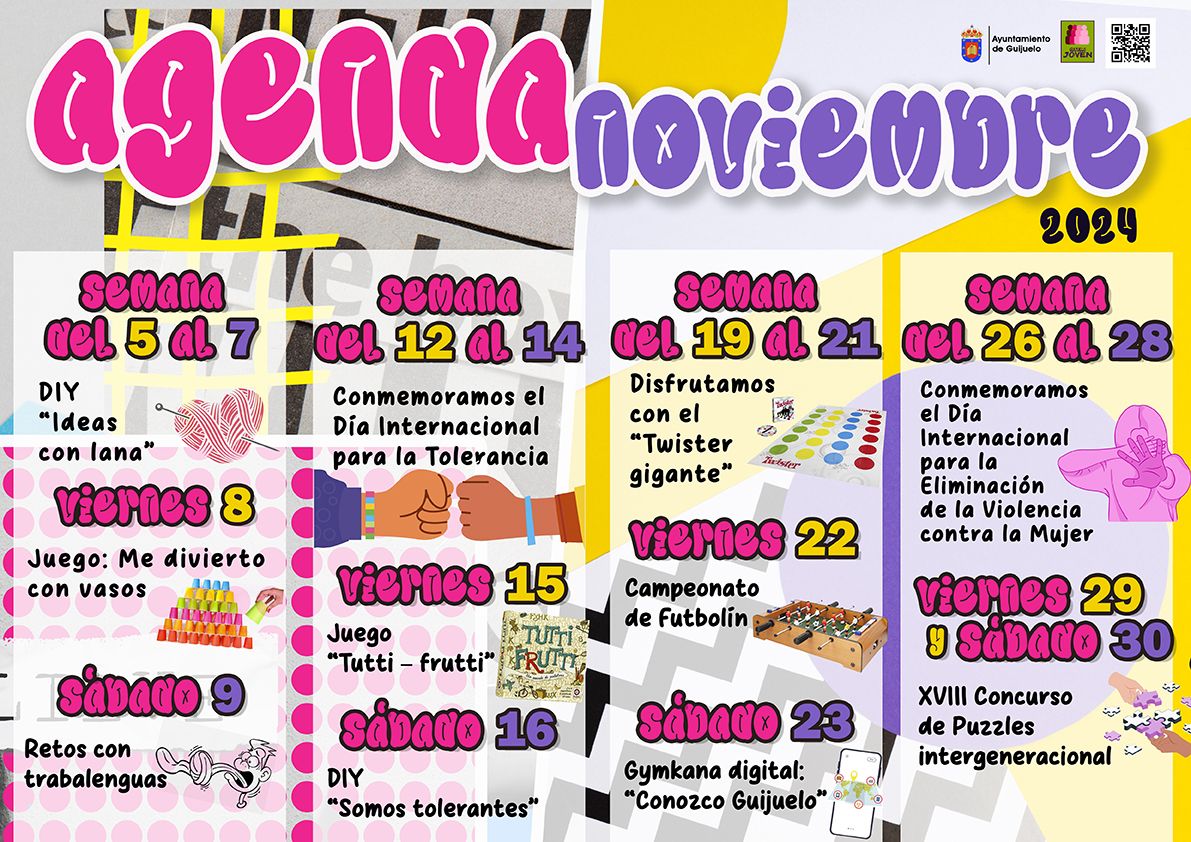 Agenda noviembre Guijuelo