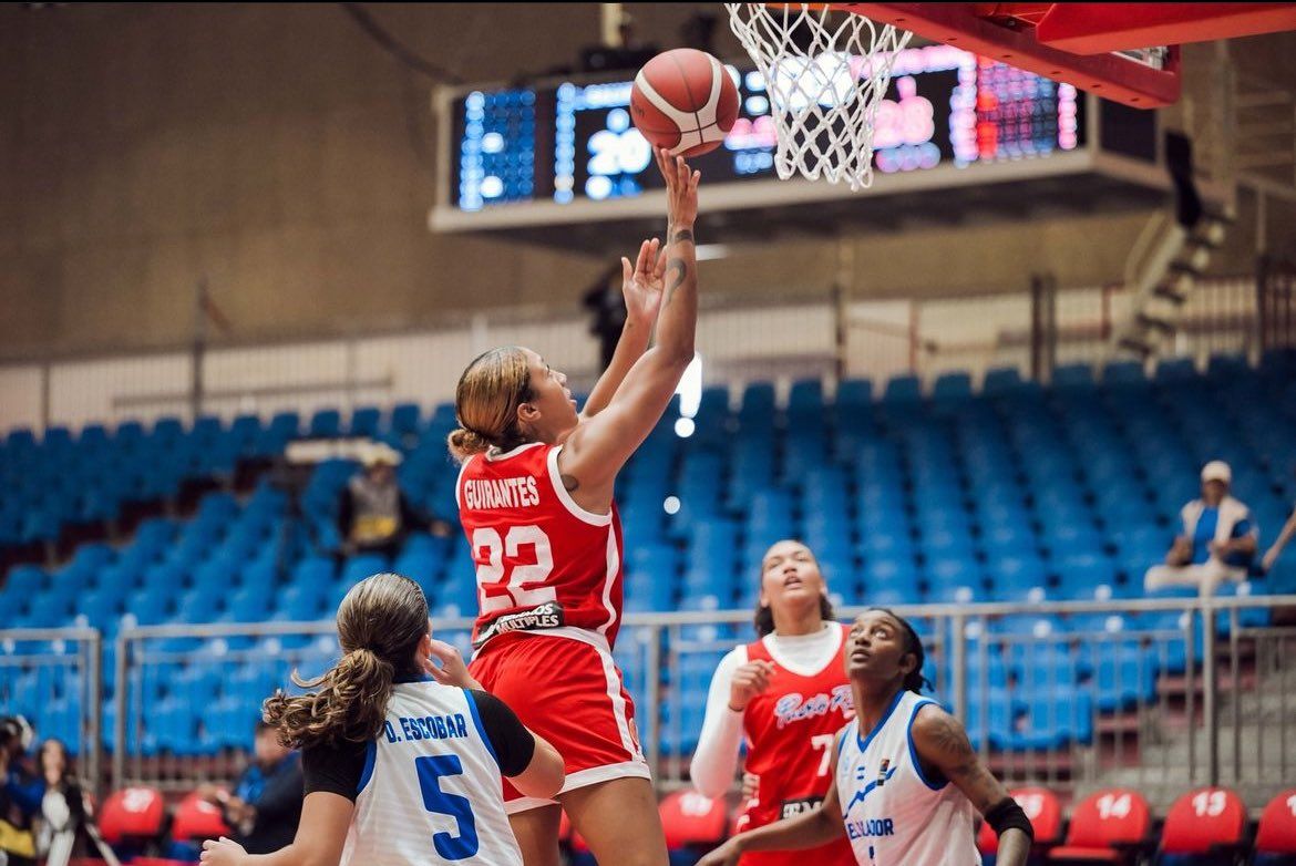 Guirantes anota dos puntos con Puerto Rico | FOTO FEDERACIÓN DE BALONCESTO DE PUERTO RICO