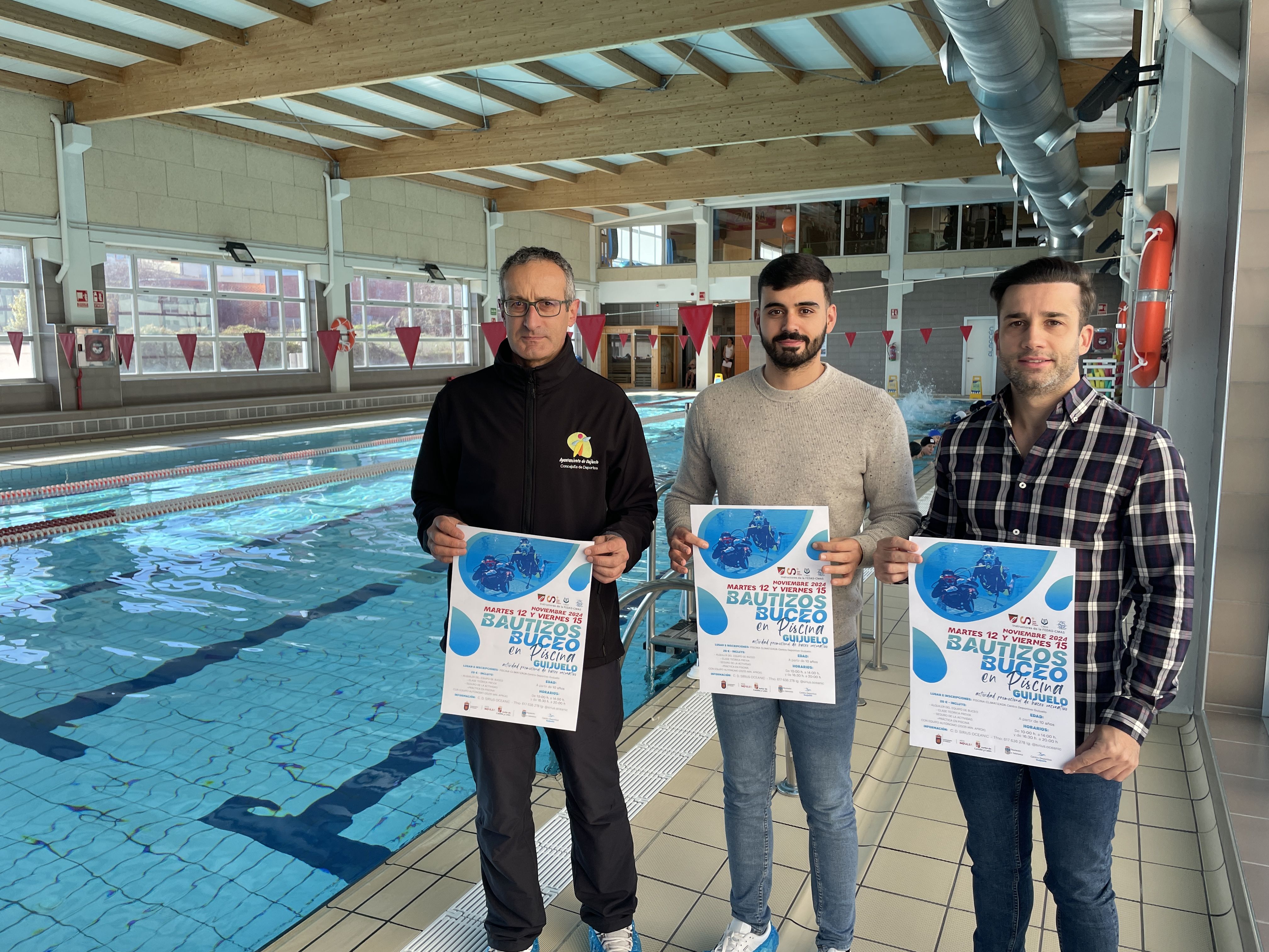 Presentación bautizos buceo en Guijuelo