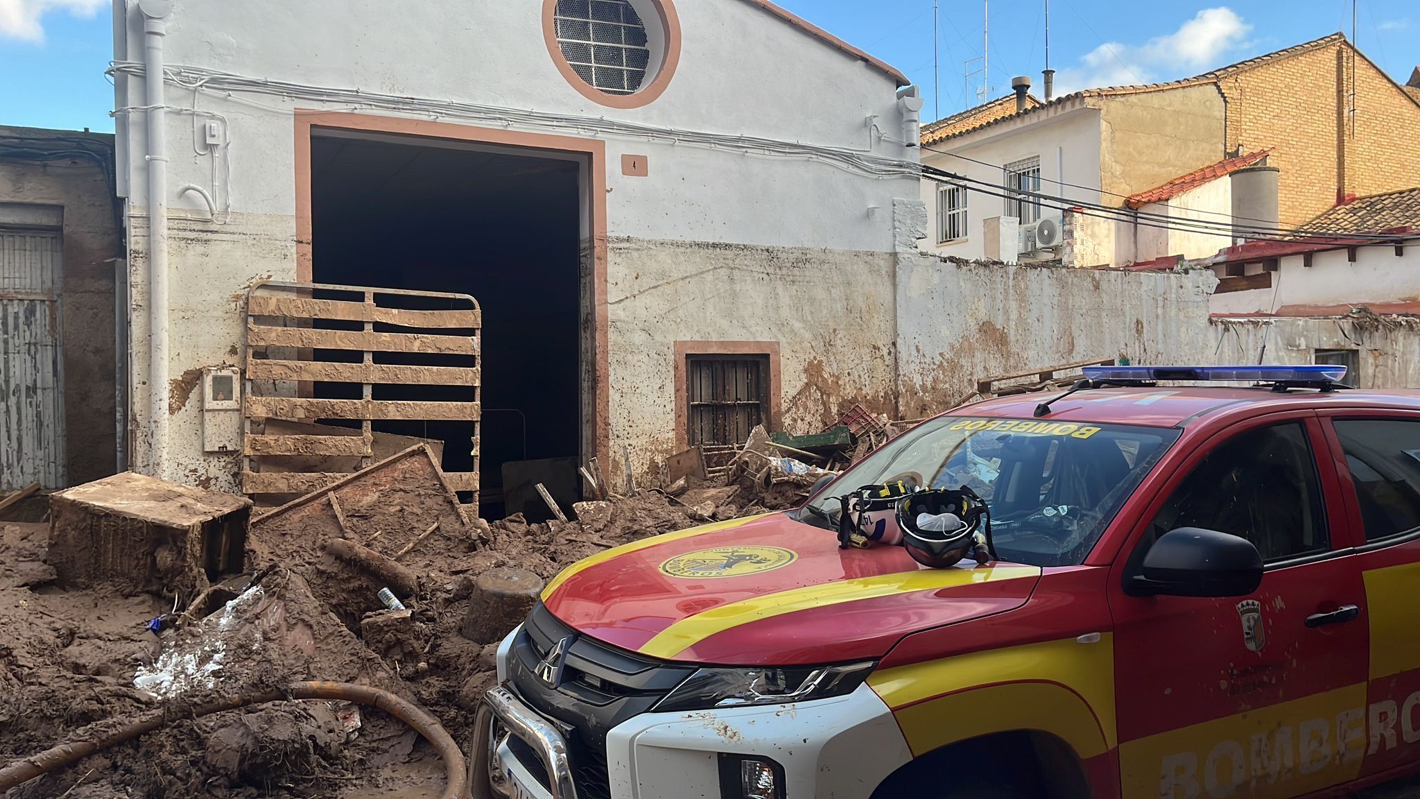 Tercer relevo de los bomberos del Ayuntamiento de Salamanca en Paiporta