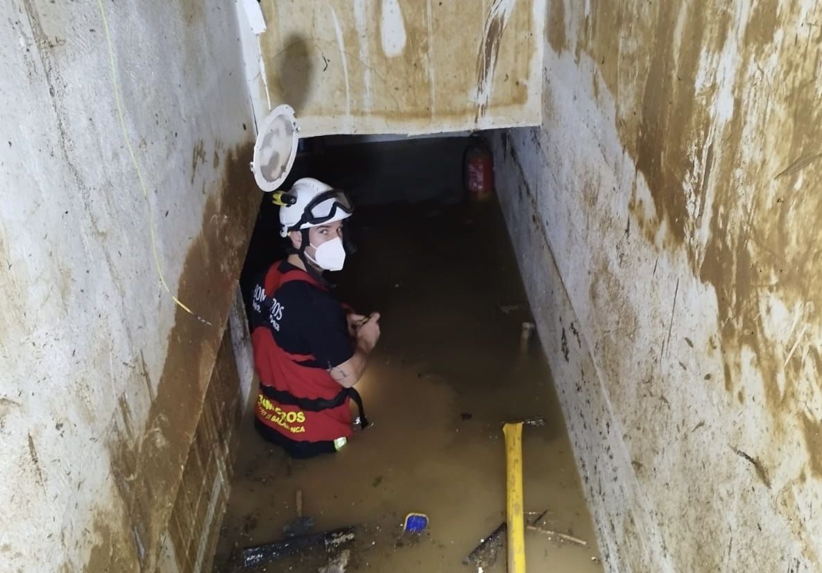 Tercer relevo de los bomberos del Ayuntamiento de Salamanca en Paiporta