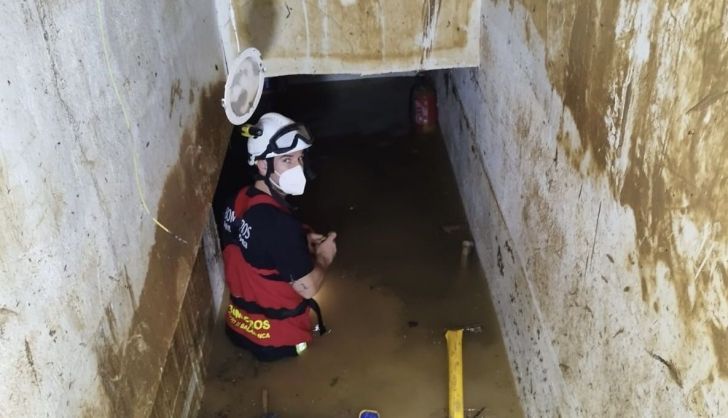 Tercer relevo de los bomberos del Ayuntamiento de Salamanca en Paiporta