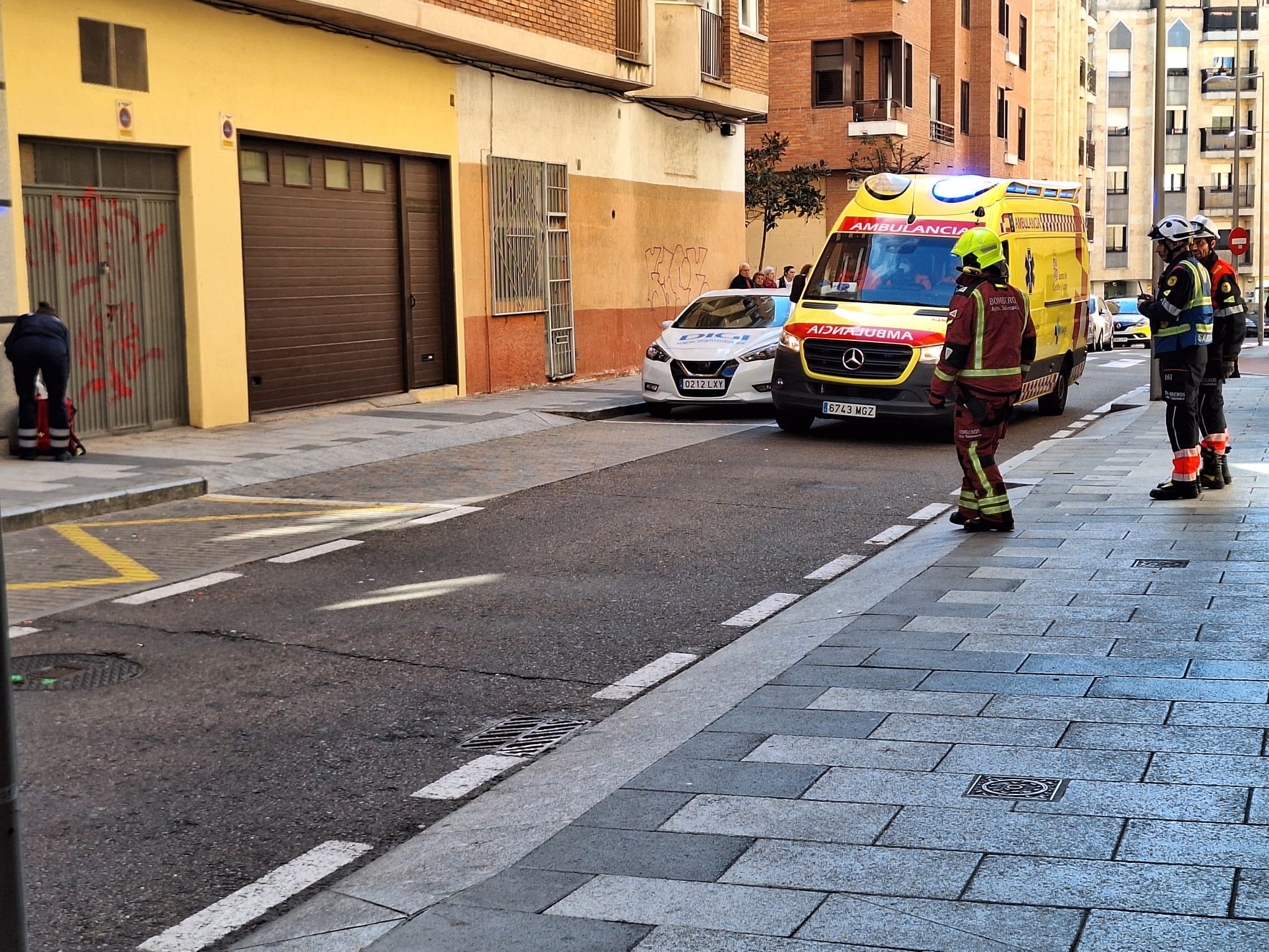 Incendio en la calle Pardo Bazán