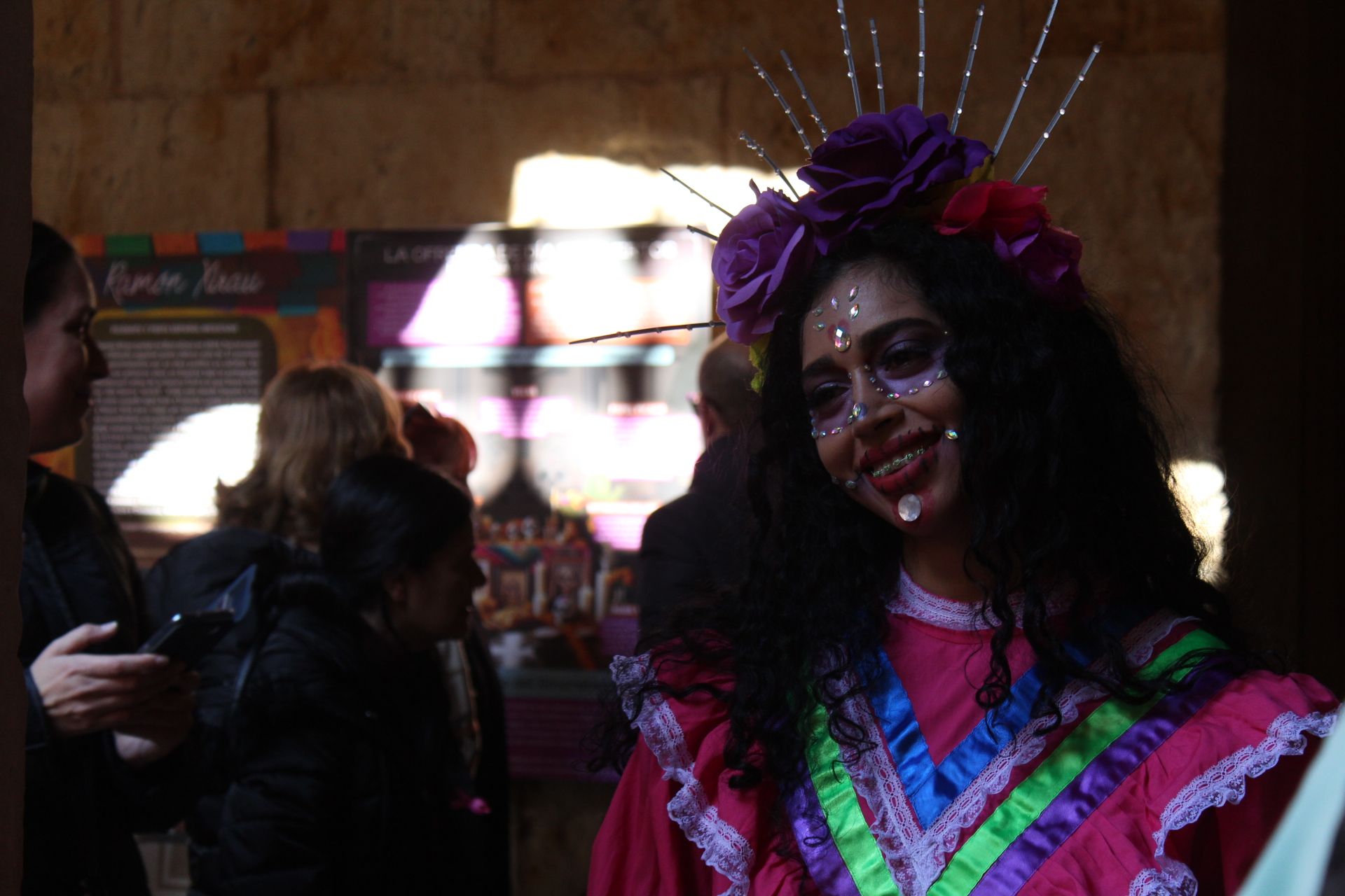 Carapintada de catrina, sentido y simbología de la Ofrenda a los muertos