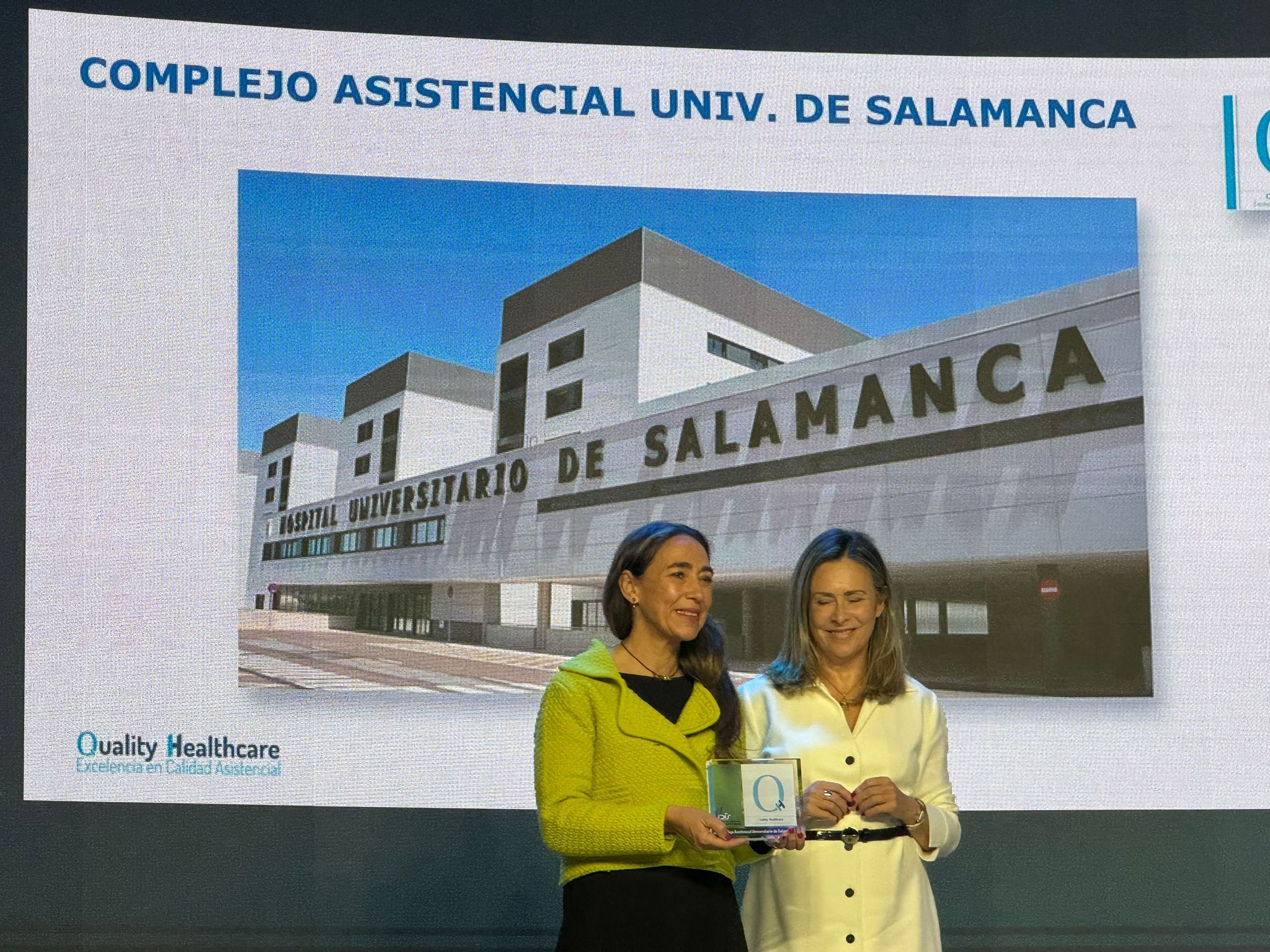 El Hospital de Salamanca, reconocido con el premio QH que promueve "las mejores prácticas en calidad asistencial"