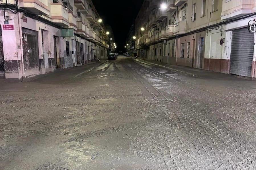  El antes y el después de la DANA en Valencia, 13 días después, tras el paso de los militares salmantinos. Foto REI 11 Salamanca