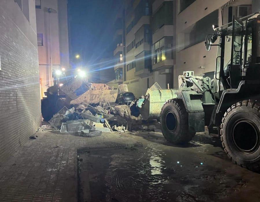  El antes y el después de la DANA en Valencia, 13 días después, tras el paso de los militares salmantinos. Foto REI 11 Salamanca