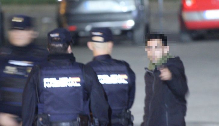 Joven expulsado del Reina Sofía durante el partido de Unionistas y Zamora.