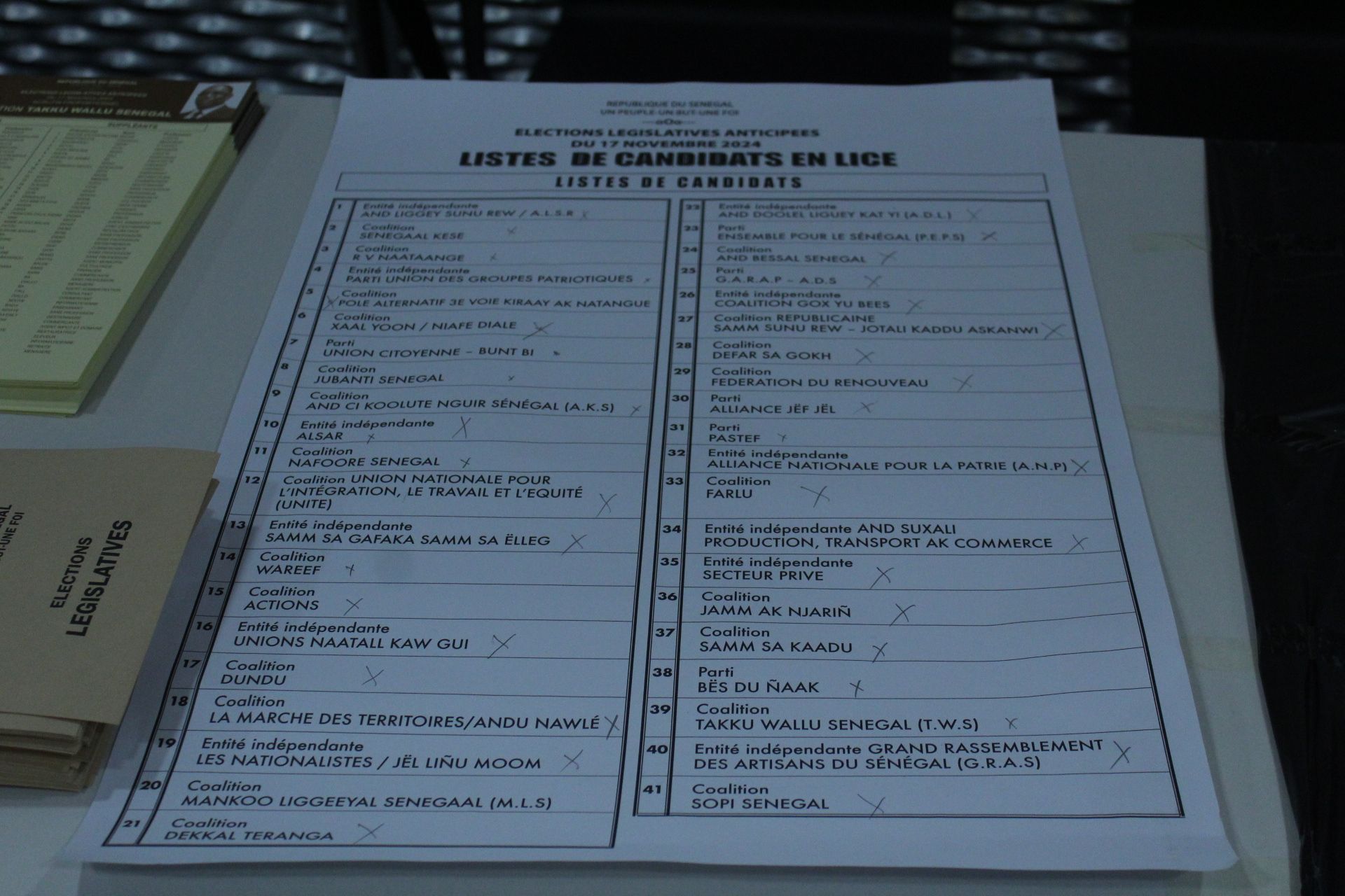 Elecciones de Senegal en Salamanca