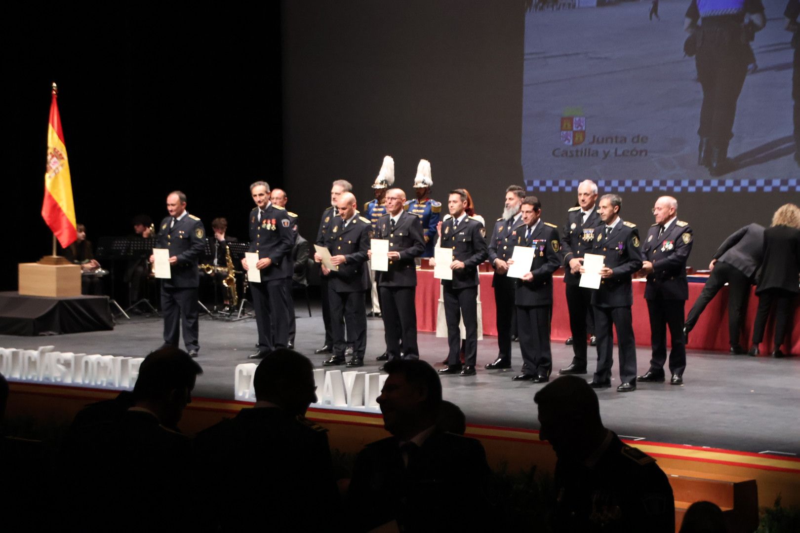 Entrega de las medallas a policías locales de Castilla y León