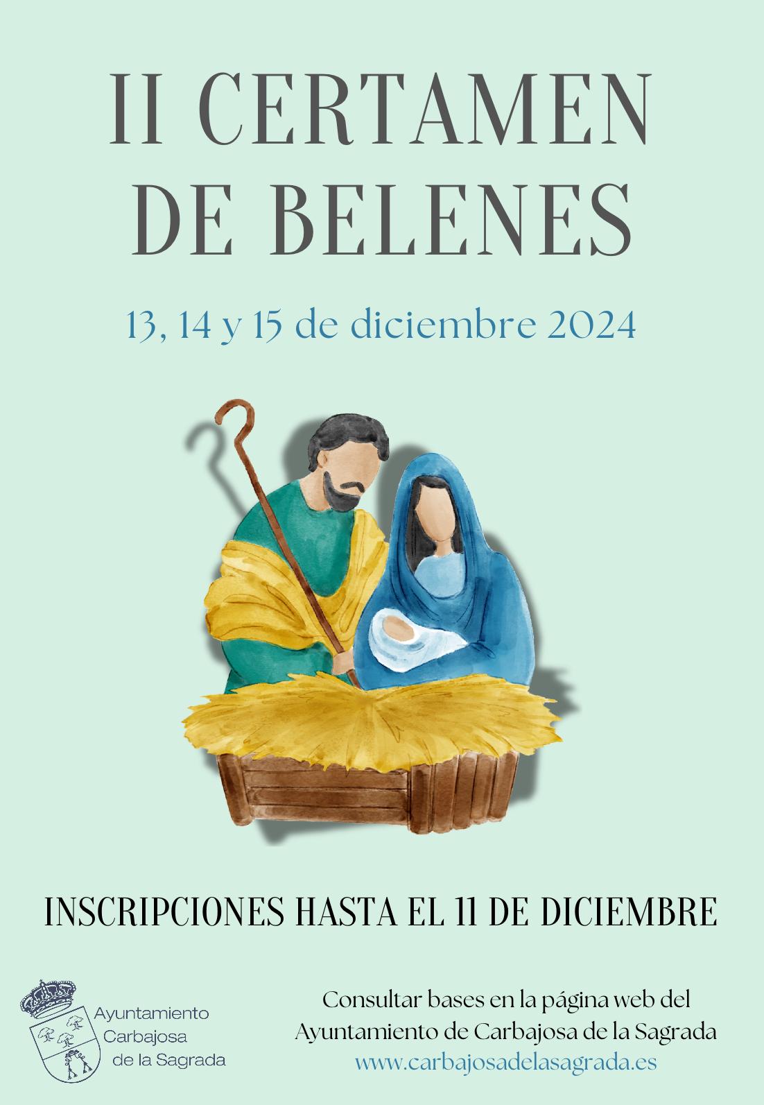 Cartel II Certamen Belenes Navidad 2024