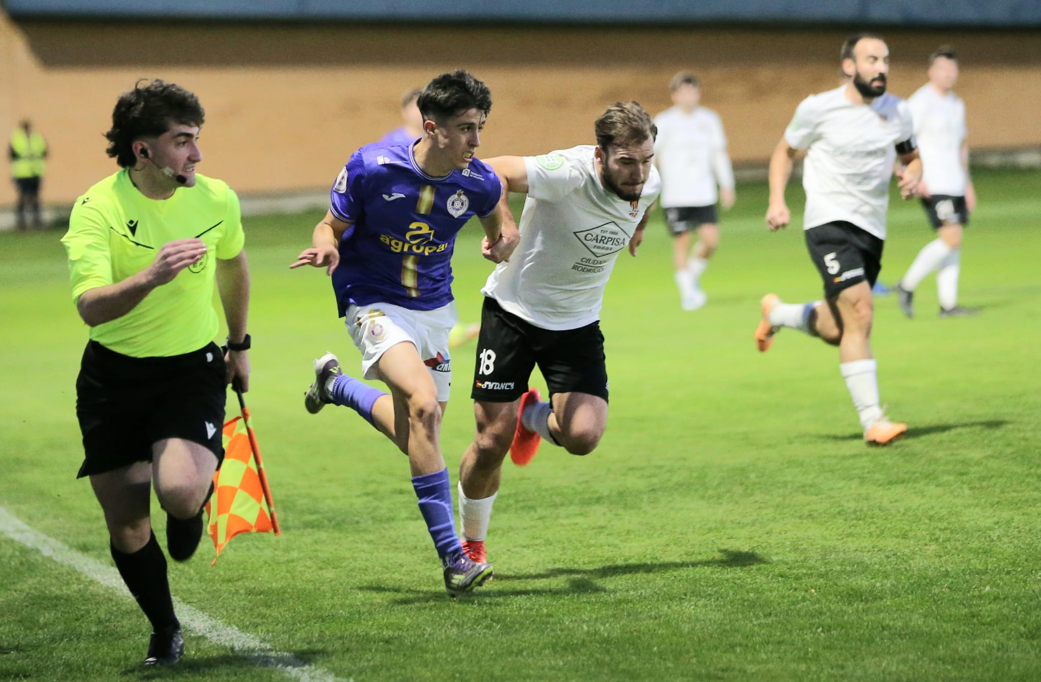 Álex Pérez y Hugo de Bustos, durante el Ciudad Rodrigo   Palencia Cristo Atlético